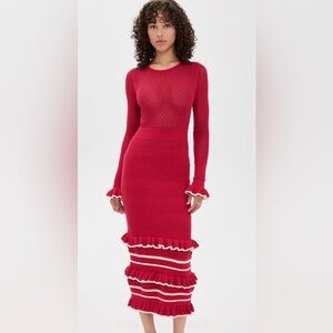 NWT Kivari Rafaela Knit Midi Dress